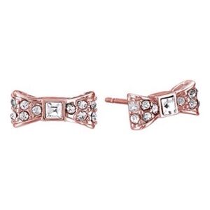 KATE SPADE • Rose Gold Ready Set Bow Earrings